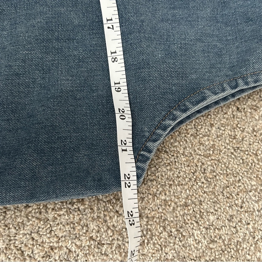 Denim three button layering vest L - Picture 4 of 5